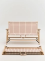 Outdoor Market Folding Sofa beige with red stripe 01.jpg