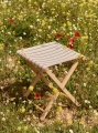 Outdoor Market Folding Stool beige with red stripe.jpg