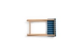 AE971-E865_Outdoor Market Folding Stool blue with beige stripe_detail 01.jpg