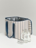 Outdoor Market Cooler Bag M beige with blue stripe.jpg