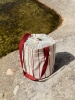Outdoor Market Bottle Bag M beige with red stripe.jpg