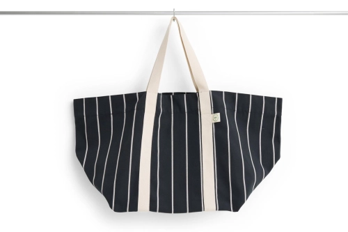 AE965-A602-AS27_Outdoor Market Picnic Bag M black_beige stripe.jpg