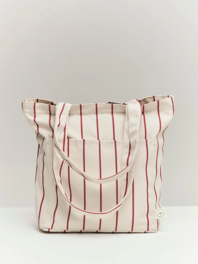 Outdoor Market Tote Bag M beige with red stripe.jpg