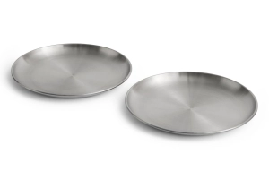 HAY talerz stalowy OUTDOOR MARKET STEEL PLATE-SET OF 2-LARGE (2 szt.)