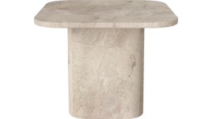 BOLIA stolik kawowy EIDA garden 55 x 55 x 42 cm | beżowy marmur