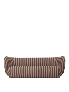 FERM LIVING sofa 3-osobowa RICO Louisiana Sand/Chocolate