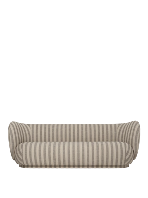 FERM LIVING sofa 3-osobowa RICO Louisiana Sand/Off-White