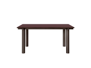 FERM LIVING stół ATURA Ciemna czekolada  | bordowe linoleum 160 cm 