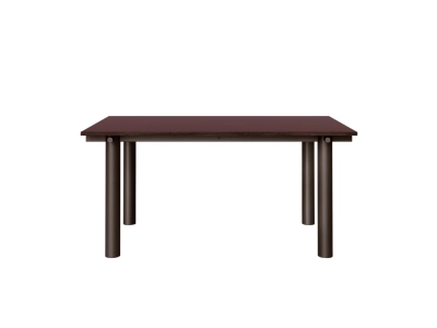 FERM LIVING stół ATURA Ciemna czekolada  | bordowe linoleum 160 cm 