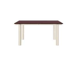 FERM LIVING stół ATURA Jasny kaszmir | Bordowe Linoleum 200 cm 