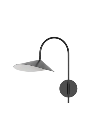 FERM LIVING  lampa ścienna ARUM czarna