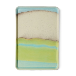 HK LIVING patera na ciasto 70's CERAMICS: LARGE TRAY, GLINT