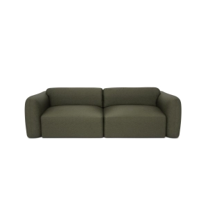 Sofa 3-osobowa rozkładana NORREBRO - zielona
