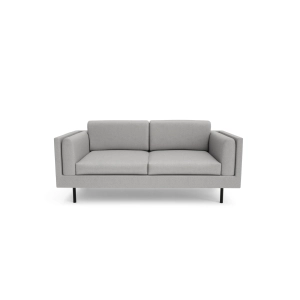 Sofa 2-osobowa CHELSEA - srebrna