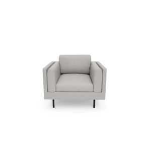 Fotel CHELSEA - Srebrny