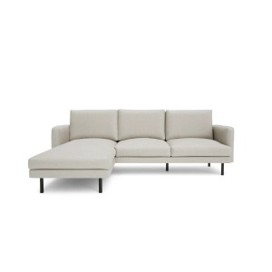 Narożna lewostronna sofa 4-osobowa BRERA - beżowa