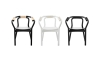 NORMANN COPENHAGEN krzesło KNOT czarne/naturalne