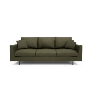 Sofa 3-osobowa ALFAMA - zielona