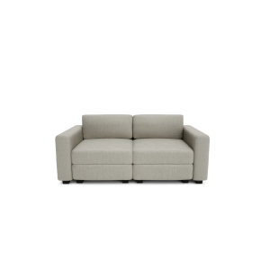 Sofa modułowa 2-osobowa GRACIA - beżowo-szara