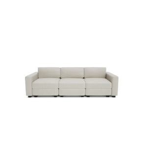 Sofa modułowa 3-osobowa GRACIA - kremowo-beżowa