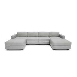 Sofa modułowa GRACIA - w kształcie litery U 180 x 320 x 180 cm - szara