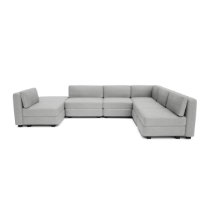 Sofa modułowa GRACIA - w kształcie litery U 160 x 340 x 230 cm - szara