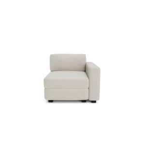 Sofa modułowa GRACIA - moduł końcowy - kremowo-beżowy