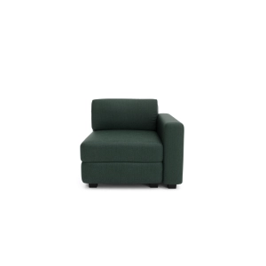 Sofa modułowa GRACIA - moduł końcowy - zielony