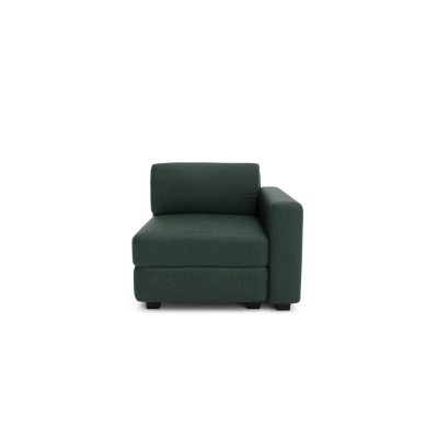 CITY SOFA sofa modułowa GRACIA - moduł końcowy - zielony