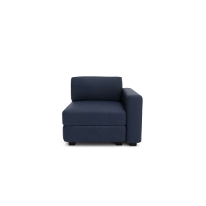 Sofa modułowa GRACIA - moduł końcowy - ciemnoniebieski