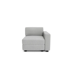 Sofa modułowa GRACIA - moduł końcowy - szary