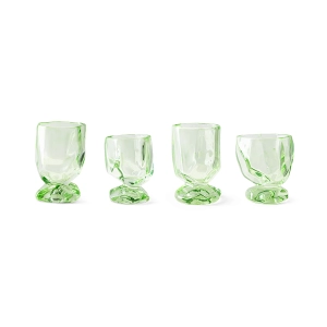 HK LIVING zestaw 4 kieliszków do wina PERIDOT