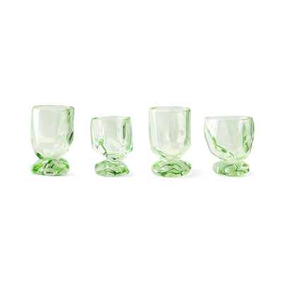 HK LIVING zestaw 4 kieliszków do wina PERIDOT
