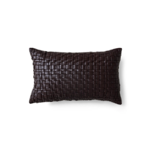 HK LIVING poduszka dekoracyjna WOVEN CUSHION 30x50 cm, chocolate brown