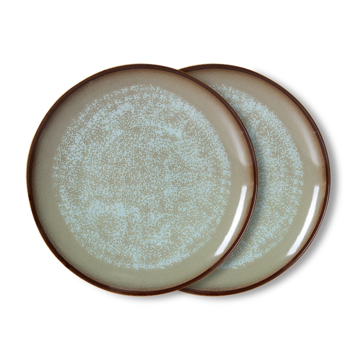 zestaw 2 talerzy obiadowych ceramicznych 70's: contrast.jpg
