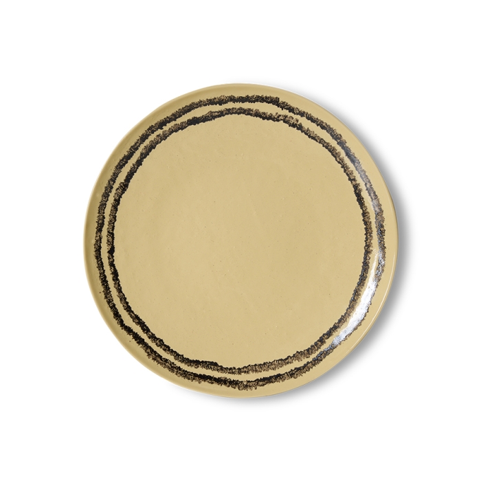 zestaw 2 talerzy obiadowych ceramicznych 70's: vanilla.jpg