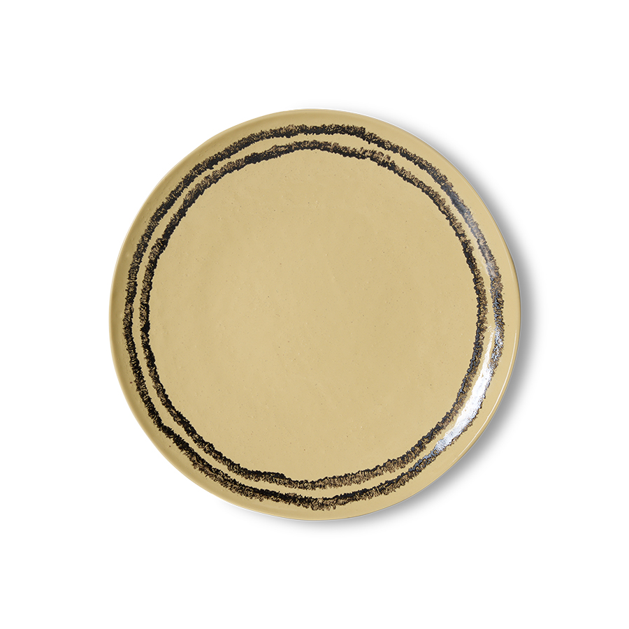 zestaw 2 talerzy obiadowych ceramicznych 70's: vanilla.jpg
