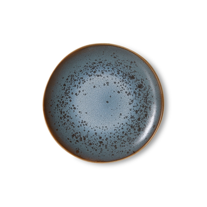 zestaw 2 talerzy śniadaniowych ceramicznych 70's: mineral.jpg