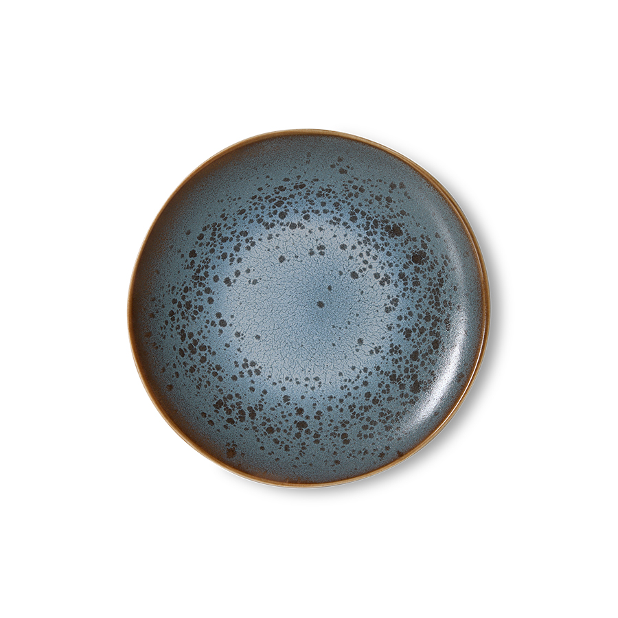 zestaw 2 talerzy śniadaniowych ceramicznych 70's: mineral.jpg