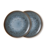 zestaw 2 talerzy śniadaniowych ceramicznych 70's: mineral.jpg