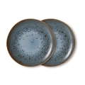 zestaw 2 talerzy śniadaniowych ceramicznych 70's: mineral.jpg