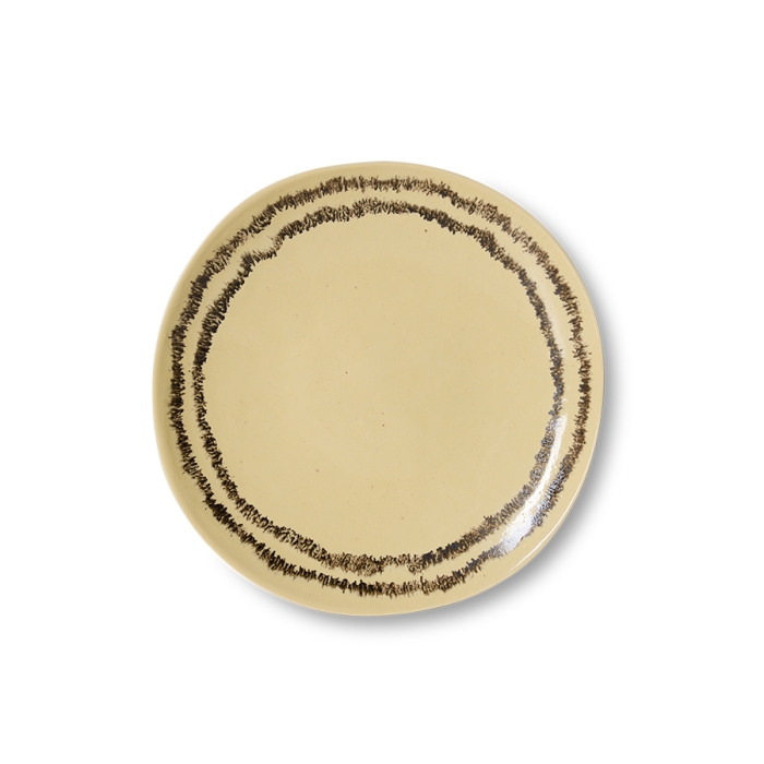 zestaw 2 talerzy śniadaniowych ceramicznych 70's: vanilla.jpg