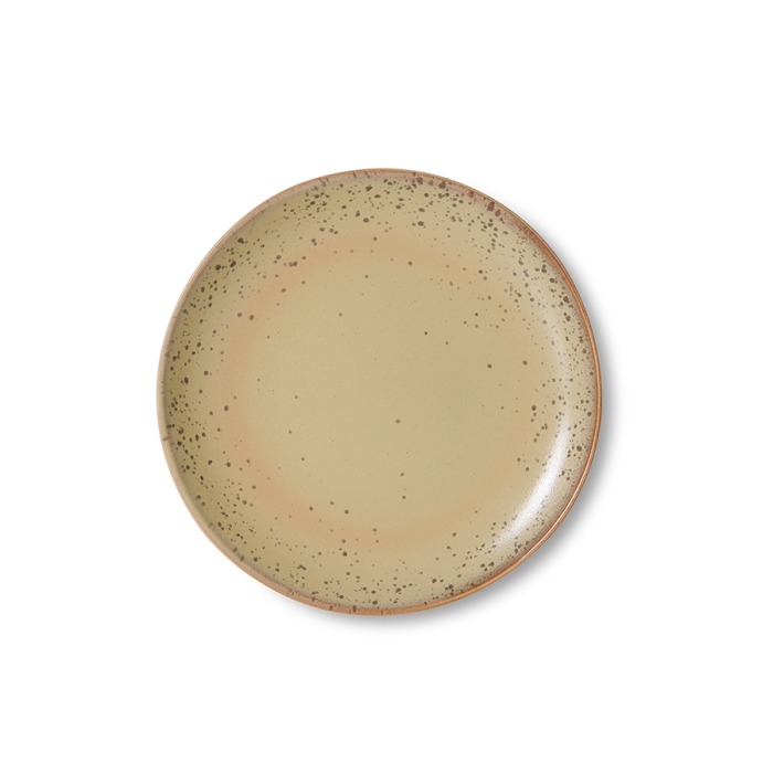 zestaw 2 talerzy śniadaniowych ceramicznych 70's: grit.jpg