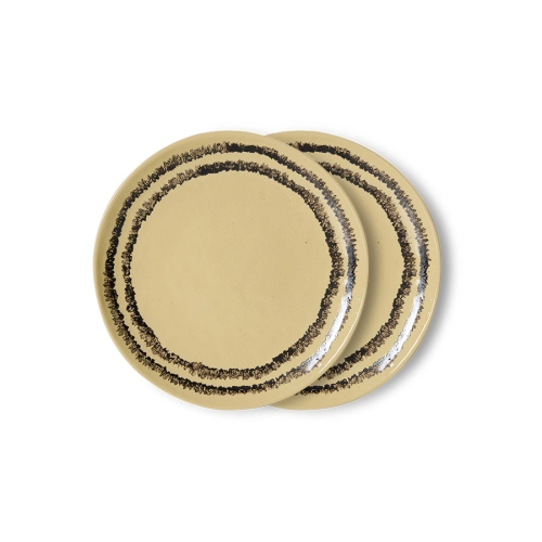 zestaw 2 talerzy deserowych ceramicznych 70's: vanilla.jpg