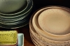 zestaw 2 talerzy deserowych ceramicznych 70's: grit.jpg