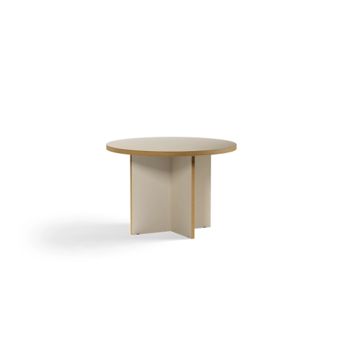 HK LIVING stół okrągły Ø110 cm CREAM