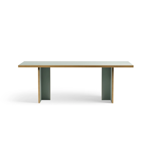 HK LIVING stół prostokątny 220x90 cm PALE GREEN