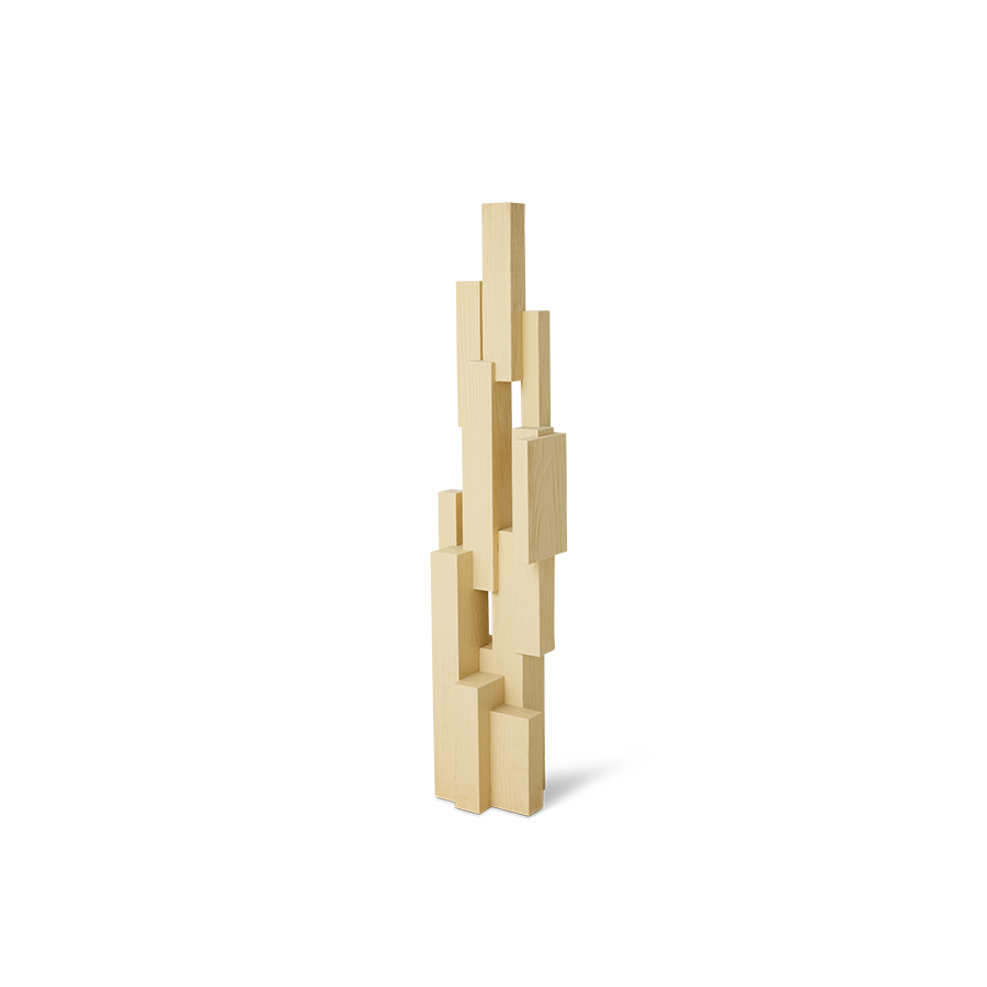 rzeźba drewniana 100 cm SKYSCRAPER, cream.jpg