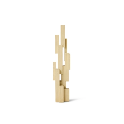 HK LIVING rzeźba drewniana 98,5 cm SKYSCRAPER, cream