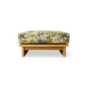 HK LIVING podnóżek ogrodowy TEAK botanical